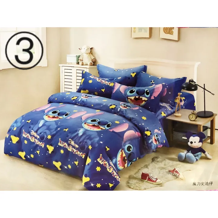 Limitedtime offers Stitch Bed Sheet 3IN14IN1 Lazada PH