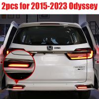 ☏✵ 2PCS for Honda 2015-2022 Odyssey Multi-Function LED Rear Bumper Light Rear Fog Lamp Auto Bulb Brake Light Reflector