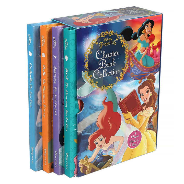 นำเข้า-หนังสือนิทานเด็ก-disney-princess-chapter-book-collection-4-book-box-set-ราคา-1-350-บาท