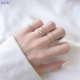 💖【Lowest price】SUTAI ชุดแหวนเครื่องประดับแฟชั่น5ชิ้น เซ็ตแหวนนิ้วโลหะกลวงสำหรับผู้หญิงปาร์ตี้งานแต่งงานของขวัญ