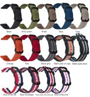 （A New Well Sell ） 18/20/22/24mm Zulu Nylon Strap Watchband 304 Stainless Steel Ring Buckle Soft Canvas Striped Replacement Band Watch Accessories