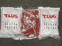 หางปลากลม T-Lug มีฉนวน สีแดง ขนาด 1.5-3 mm. ถุงละ 100 ตัว G22 123.Jibata