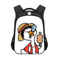 Cheering Duck Cartoon Primary School Student Schoolbag Boys Girl Backpack Cute Polyester Burden Reduction Reflective Stripe Backpack Wholesale