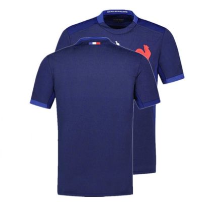 France [hot]2023 Jersey S-M-L-XL-XXL-3XL-4XL-5XL Bleu Shirt Rugby Domicile Home size