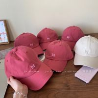 White Raspberry Red Baseball Cap Womens Summer Versatile Soft Peaked Cap Womens Korean Style Casual Sun-Proof Peaked Cap