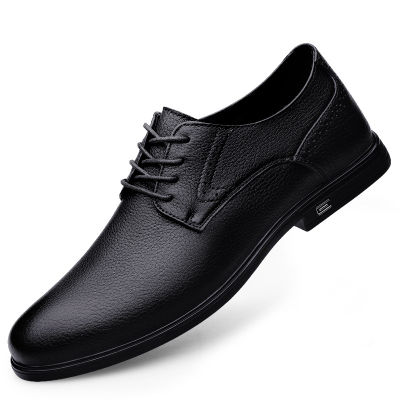 YUEENG รองเท้าหนังวัวชั้นยอด2023รองเท้าหนังธุรกิจสำหรับผู้ชาย,รองเท้าบุรุษแบบอังกฤษลำลองรองเท้าเดี่ยวรองเท้างานแต่งงานใส่ในที่ทำงาน