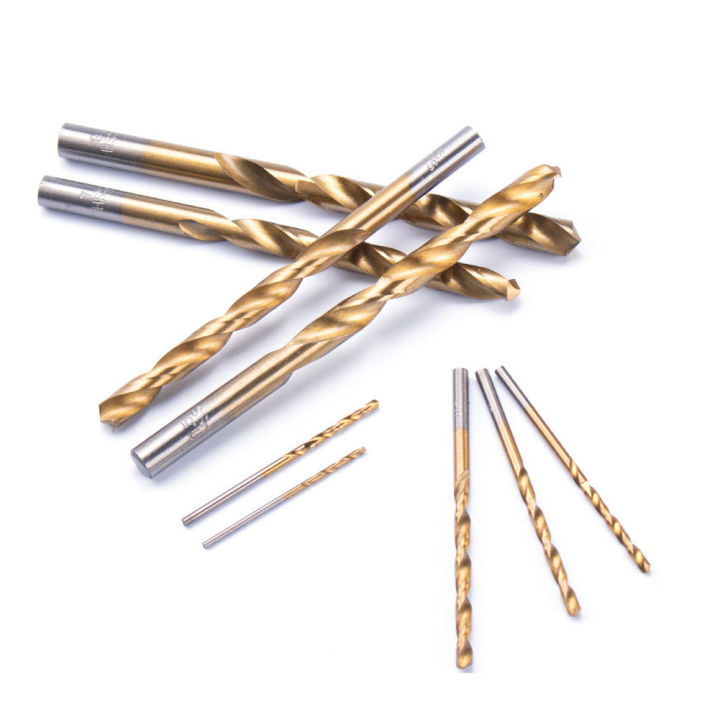 rebrol-คลังสินค้าพร้อม-50pcs-titanium-coated-drill-bits-hss-high-speed-steel-drill-bits-set-1-1-5-2-2-5-3mm-for-metal-wood-drilling-tools