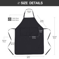 Export apron kitchen gardening waterproof dirty wear-resisting resistance adjustable general apron pocket apron activities