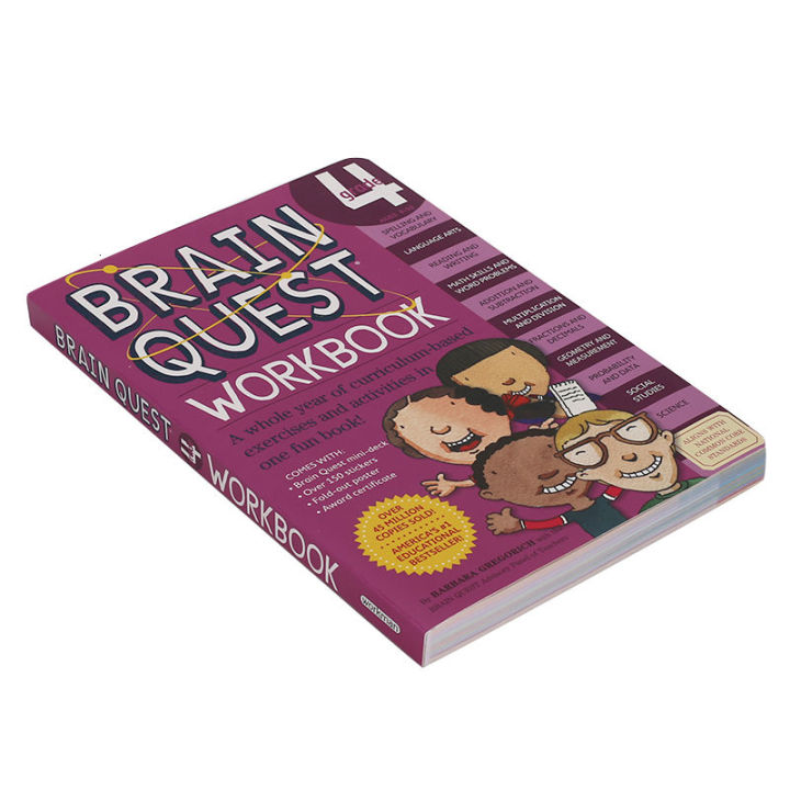 brain-quest-workbook-ชั้นประถมศึกษาปีที่4สมุดแบบฝึกหัดทั่วไปภาษาอังกฤษสำหรับเด็กประถมอเมริกันชั้นประถมศึกษาปีที่4