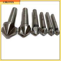 CIRETEX 6pcs เงินสีเงิน ดอกสว่านขลุ่ย เหล็กความเร็วสูง ขลุ่ย3หัว ชุดดอกสว่านเคาเตอร์ซิงค์เหล็กความเร็วสูง ทนทานต่อการใช้งาน 90องศาองศา เครื่องตัดมิลลิ่ง คนงานงานประดิษฐ์