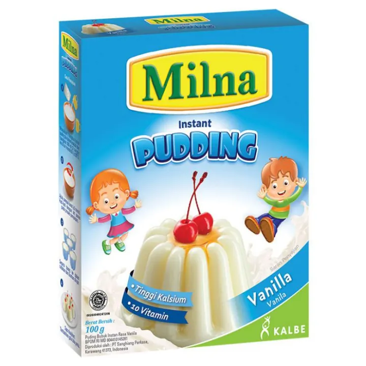 Milna Instant Pudding Vanilla/100G Lazada Indonesia