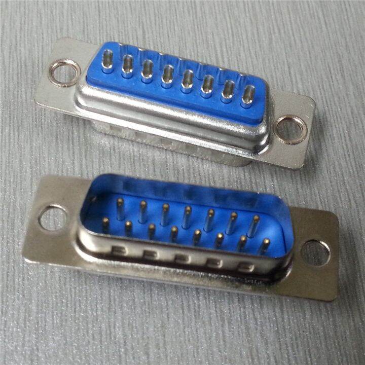 10 pcs DSUB VGA DB 15 Pin Male Solder Type Connector Socket 2 Rows