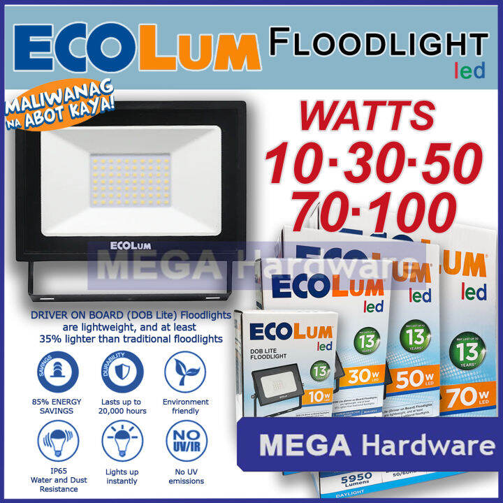 Firefly Ecolum Weatherproof DOB LED Flood light Daylight (10W, 20W, 30W ...