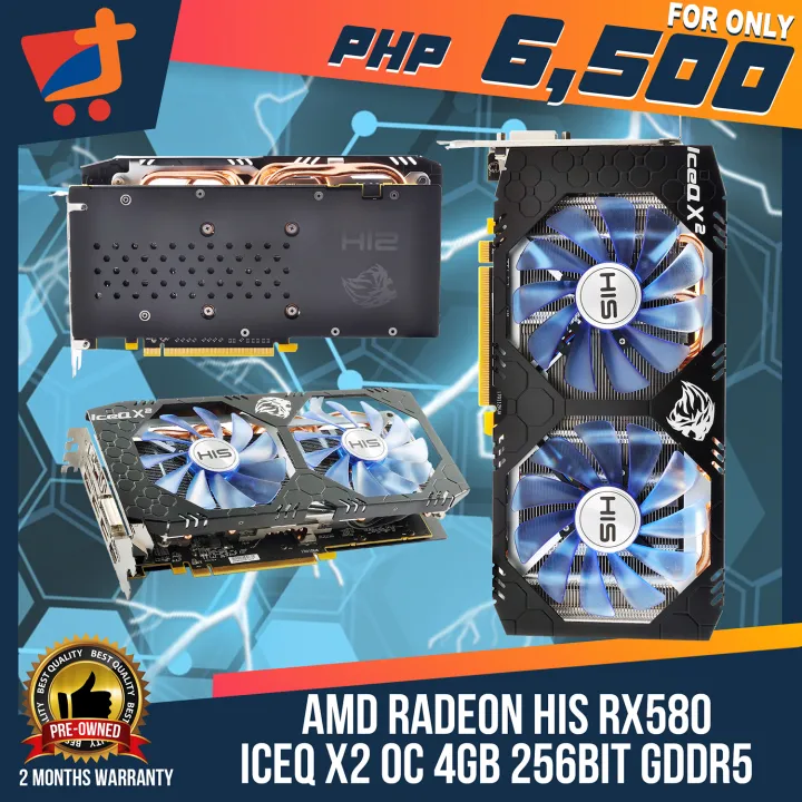 HIS RADEON RX580 ICEQ X2 OC 4GB 256BIT GDDR5 | Good for Gaming We