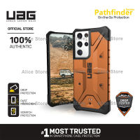 UAG Pathfinder Series Phone Case for Samsung Galaxy S21 Ultra / S21 with Military Drop Protective Case Cover - Orange