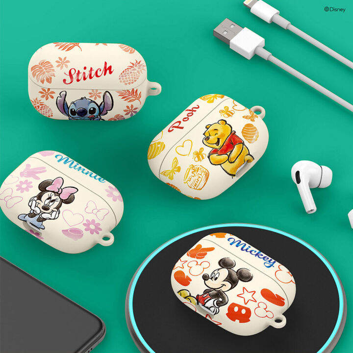 ของแท้100-ดิสนีย์เคสเอียร์บัดไร้สายสำหรับ-pro-casing-12-airpod-3แบบนิ่มกันกระแทกบางและน้ำหนักเบาชาร์จไร้สายรองรับ-dsn341-dsn3409201