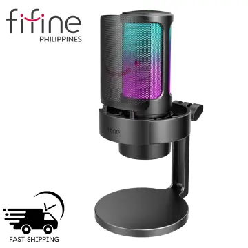 FIFINE AM8 Gaming USB/XLR Microphone for Podcast,Dynamic Mic with
