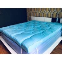 Topper Microgel Hollowfibre รุ่น First Class Serie ที่นอน 5 ฟุต สีฟ้า ขอบสูงหนา 5 นิ้ว