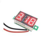 ดิจิตอลโวลต์มิเตอร์ 0.36 นิ้ว DC 2.7-32V สีแดง Mini Digital Voltmeter 0.36inch(0.36") red color Panel Meter