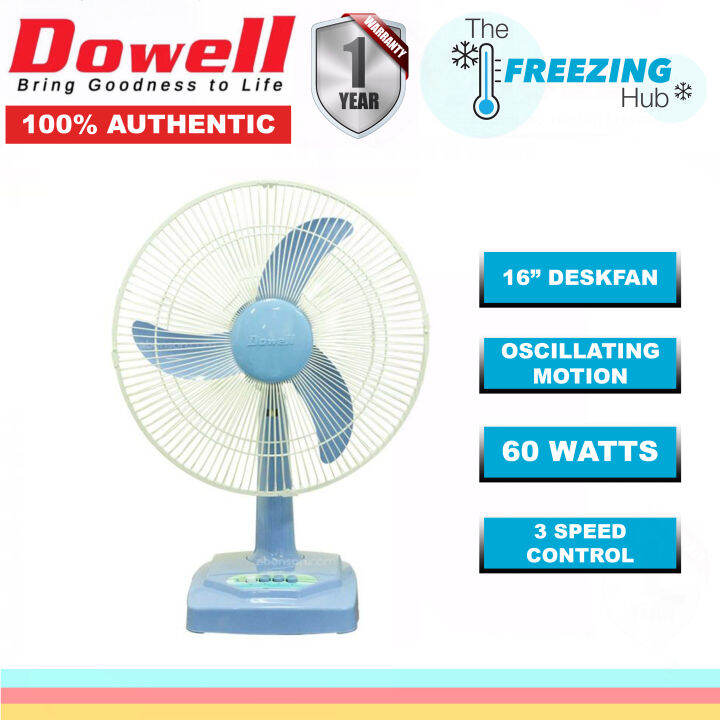 Dowell 16" Desk fan TF2116B BLUE Lazada PH