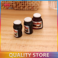 [Eleanor] 3pcs 1:12 dollhouse Miniature Chocolate sauce อาหารรุ่น KITCHEN Scene Decor ของเล่น