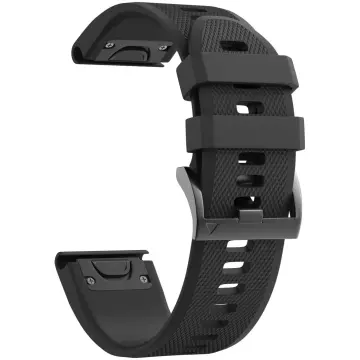 Garmin fenix 5x plus sapphire black store rubber strap