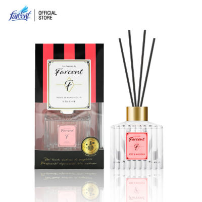 ฟาร์เซ็นท์ ก้านไม้กระจายน้ำหอมปรับอากาศ กลิ่นโรสแมกโนเลีย LPF 120 มล. - Les Parfums De Farcent Rose Magnolia LPF 120 ml.