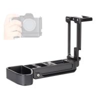 WEPOTO ILCE-9M2 7RM4 a7R IV a9 II Metal Quick Release Base L Bracket Hand Grip Compatible with Sony 9M2 a9II a7RIV 7RM4 WR-A92L