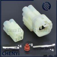 【hot】◘  5 Sets 4 Pin way Sumitomo .090 Female or Male Wire 6180-4181 6187-4441 Changan