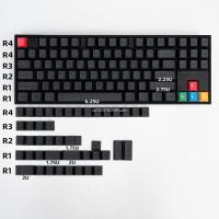 130PCS ญี่ปุ่นอังกฤษ Keycaps ThermalSublimation CherryProfile สำหรับแป้นพิมพ์เครื่องกลส่วนใหญ่108 104 980 96 87