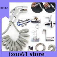 ixoo61 store Handheld Toilet Bidet Faucet Sprayer ABS muslim Shower Head Spray ass cleaner water hose holder set wc bathroom accessories