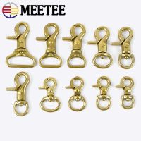 5Pcs 8-25mm Buckle Metal Clasp Hooks Swivel Dog Keychain Hardware Accessory