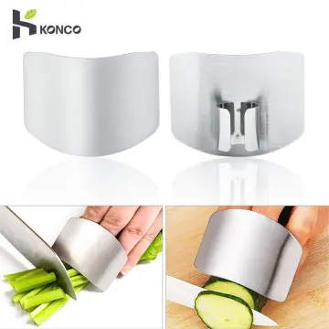 Finger Guards for Cutting, Stainless Steel 304 Finger Guard for Cutting Food, Finger Protectors, Finger Protector, Avoid Hurting When Slicing and