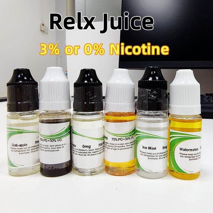 Ready Stock Relx Juice Ml Nicotine Or Nicotine Vape Flavor