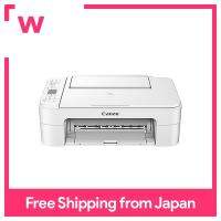 Canon เครื่องพิมพ์ A4อิงค์เจ็ทเครื่องคอมโพสิต PIXUS TS3130S สีขาว Wi-Fi เข้ากันได้