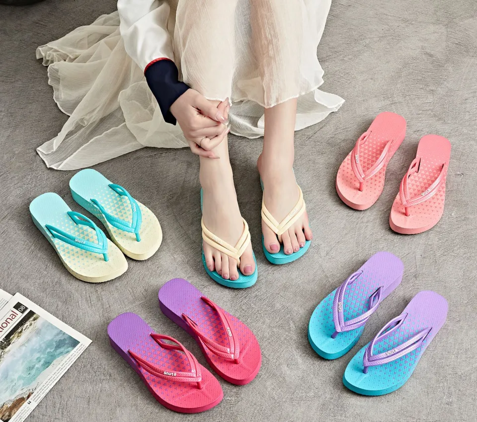 Queen】NEW Easy Walk Korean Fashion Slippers Slip Ons Slide Rubber Sandals  shoes | Lazada PH