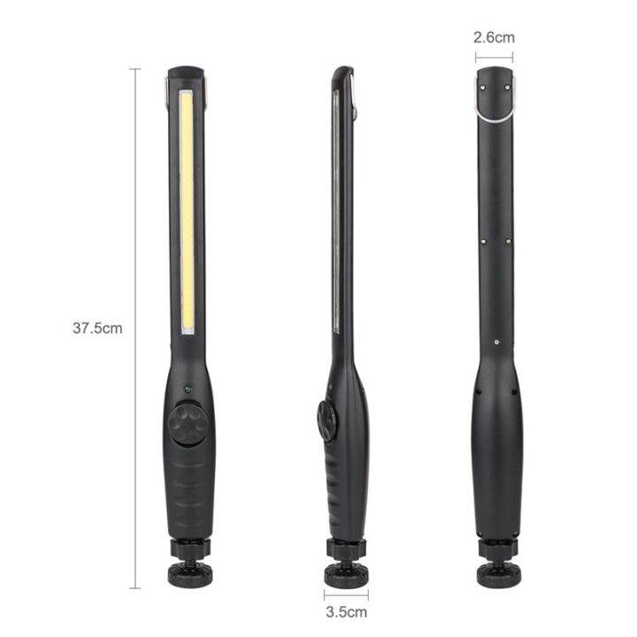 cob-โคมไฟตรวจสอบทำงานพร้อม-usb-แม่เหล็กชาร์จได้-ไฟฉาย-ฐานแม่เหล็ก-ไฟฉายคาดหัว-worklight-360-ํ-ledไฟฉายฐานแม่เหล็ก-ไฟฉายledแบบพกพา