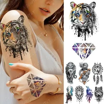 Lion Wolf Tattoo X2  Small Wolf Head Tattoo PNG Image  Transparent PNG  Free Download on SeekPNG
