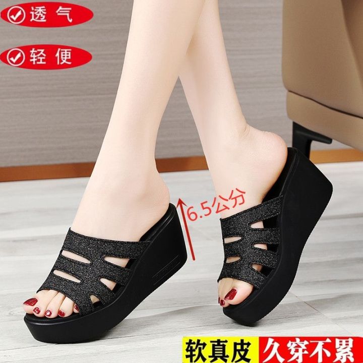 july-slippers-2023-new-hot-style-womens-outerwear-fashion-slope-heel-net-red-ins-bomb-street-high-value