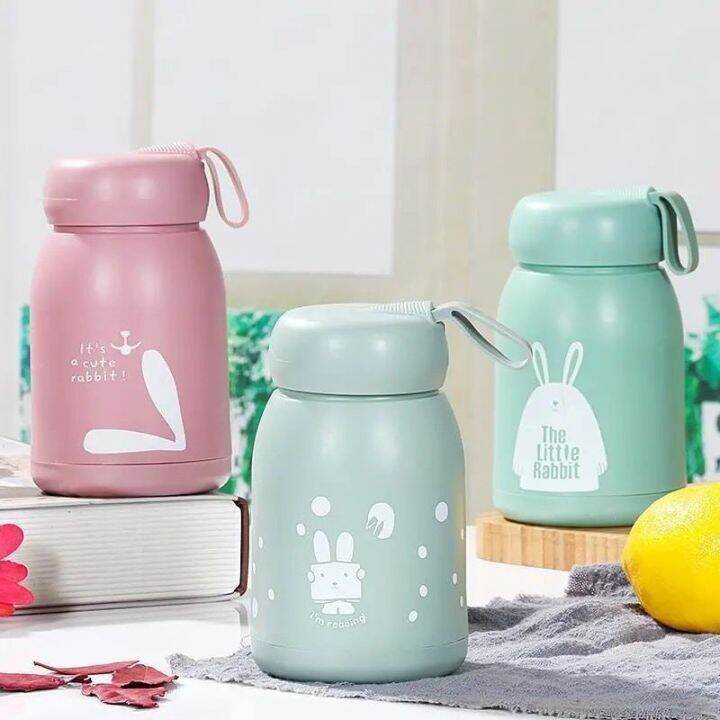 Tumbler Hot And Cold Thumbler Glass Water Cup Cute Rabbit Cup 330/400ml ...