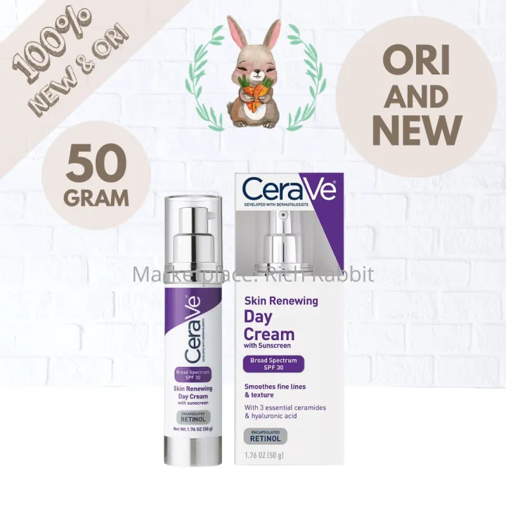 Cerave Skin Renewing Day Cream Broad Spectrum Spf 30 Anti Aging 50 Gr Lazada Indonesia 3785