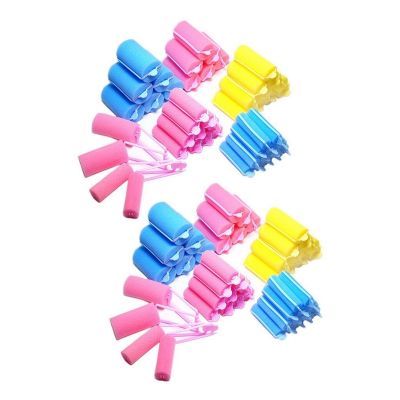 【CC】 24X Sponge Foam Cushion Hair Styling Rollers Soft Curler (2.0Mm)