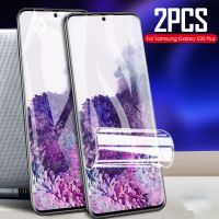 [Electronic film] 2PCS Hydrogel ฟิล์มสำหรับ Samsung Galaxy S20 S20plus S20ultra S10 S10plus S9 S9plus S8plus S21 Plus Ultra Protector ไม่ใช่แก้ว