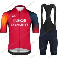 2023 Team Ineos Grenadiers Cycling Jersey Set Men Cycling Clothing Summer Road Bike Shirts Suit Bicycle Bib Shorts MTB Maillot