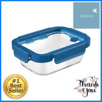 กล่องอาหารเหลี่ยม OCEAN GLASS REGO BOX 0.64 ลิตร สีน้ำเงิน/ใสRECTANGULAR FOOD CONTAINER OCEAN GLASS REGO BOX 0.64L BLUE/CLEAR **ลดราคาจัดหนัก **