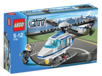 LEGO 7741 CITY City Series เฮลิคอปเตอร์ตำรวจออกจากของเล่นพิมพ์