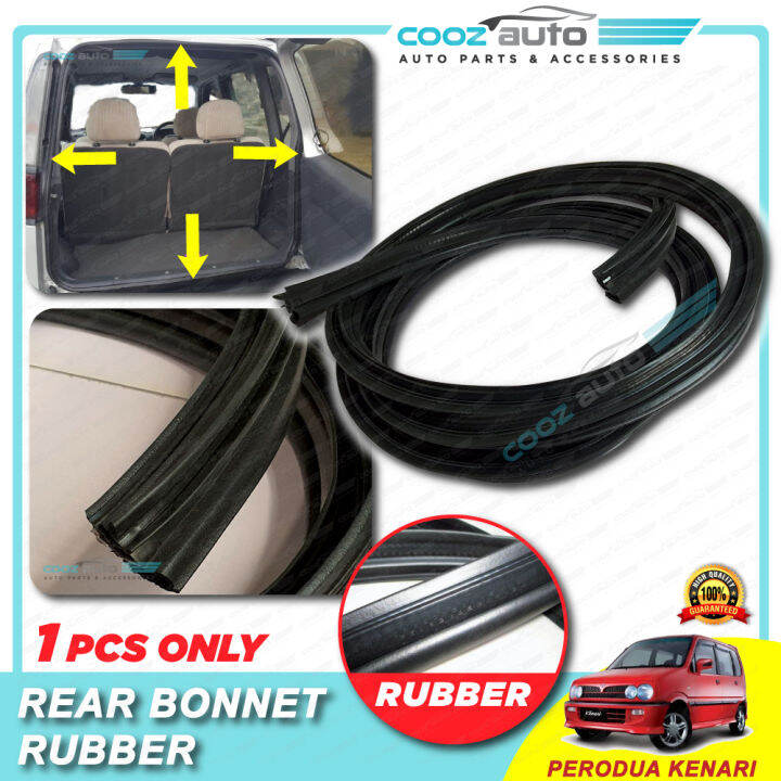 Perodua Kenari Rear Bonnet Rubber Weatherstrip Trunk Lid Boot Rubber Getah Bonnet Belakang 7687