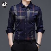 Mens Long Sleeve Shirts Premium Office Tops