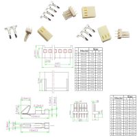 10ชุดชุด Diy Kf2510-3p Kf2510-4p 4ขา Kf2510-2p ขั้วต่อส่วนหัวของพินเทอร์มินัล2P/3P/4 P 2.54มม. ชุดอะแดปเตอร์เชื่อมต่อส่วนหัว