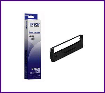 ตลับผ้าหมึกดอทเมตริกซ์-epson-s015506-lq-300-5กล่องของแท้100-ราคาพิเศษ-สำหรับปริ้นเตอร์รุ่น-epson-lq-300-lq300